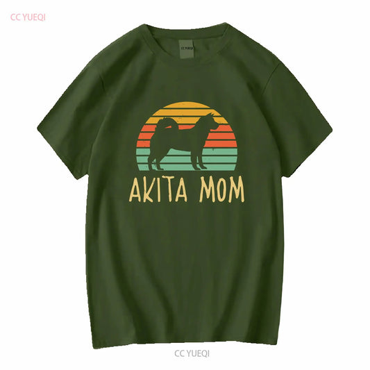 Vintage Akita Mom Dog T Shirt