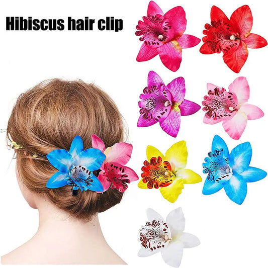 Hawaii Flower Hair Clips