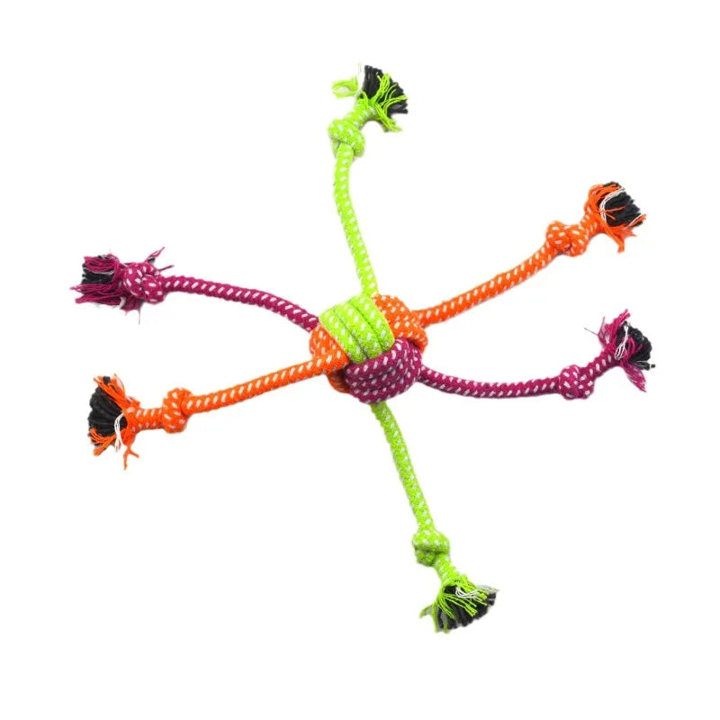 Durable Dog Rope Toy Teeth Cleaning