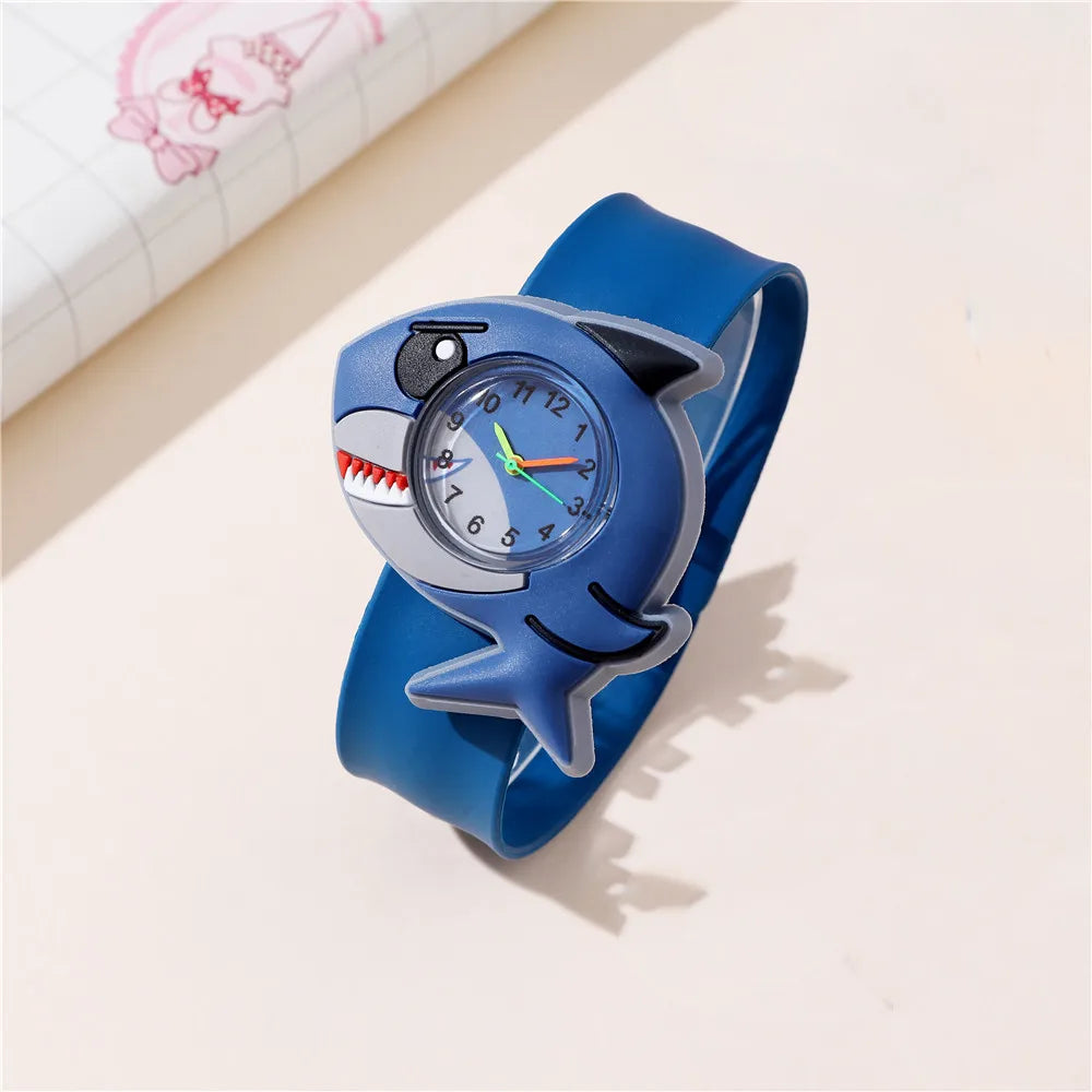 Sea turtles Animals children watch Green Cute Kid Silicone Wristwatch Adjustable Band