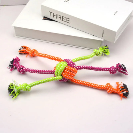 Durable Dog Rope Toy Teeth Cleaning
