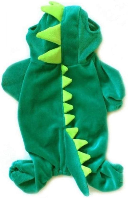 Dog Dinosaur Design Costume Green Pet Clothes for Medium & Large Dog (Green, S)