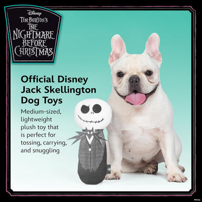 Nightmare Before Christmas Jack Skellington Plush Dog Toy, 9 Inch
