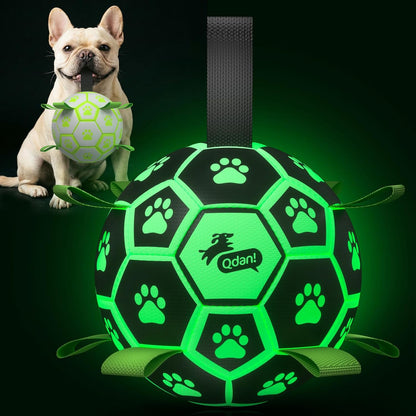 Halloween Dog Toys, Soccer Balls with Straps, 6 Inch Interactive Toys