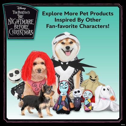 Nightmare Before Christmas Jack Skellington Plush Dog Toy, 9 Inch