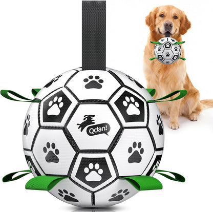 Halloween Dog Toys, Soccer Balls with Straps, 6 Inch Interactive Toys