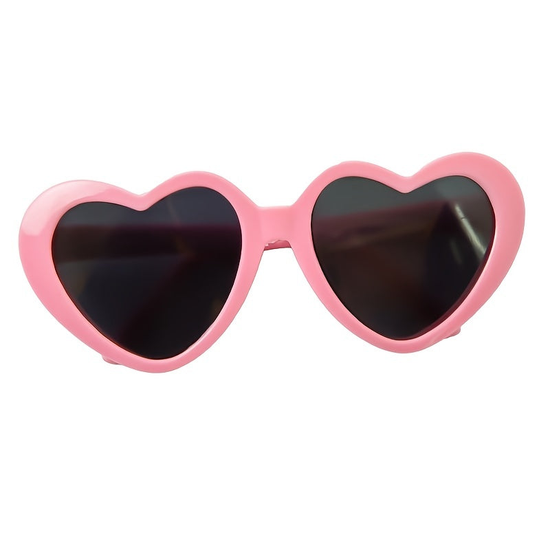 Dog and Cat Funny Heart-Shaped Glasses | Suitable for All Breed Sizes