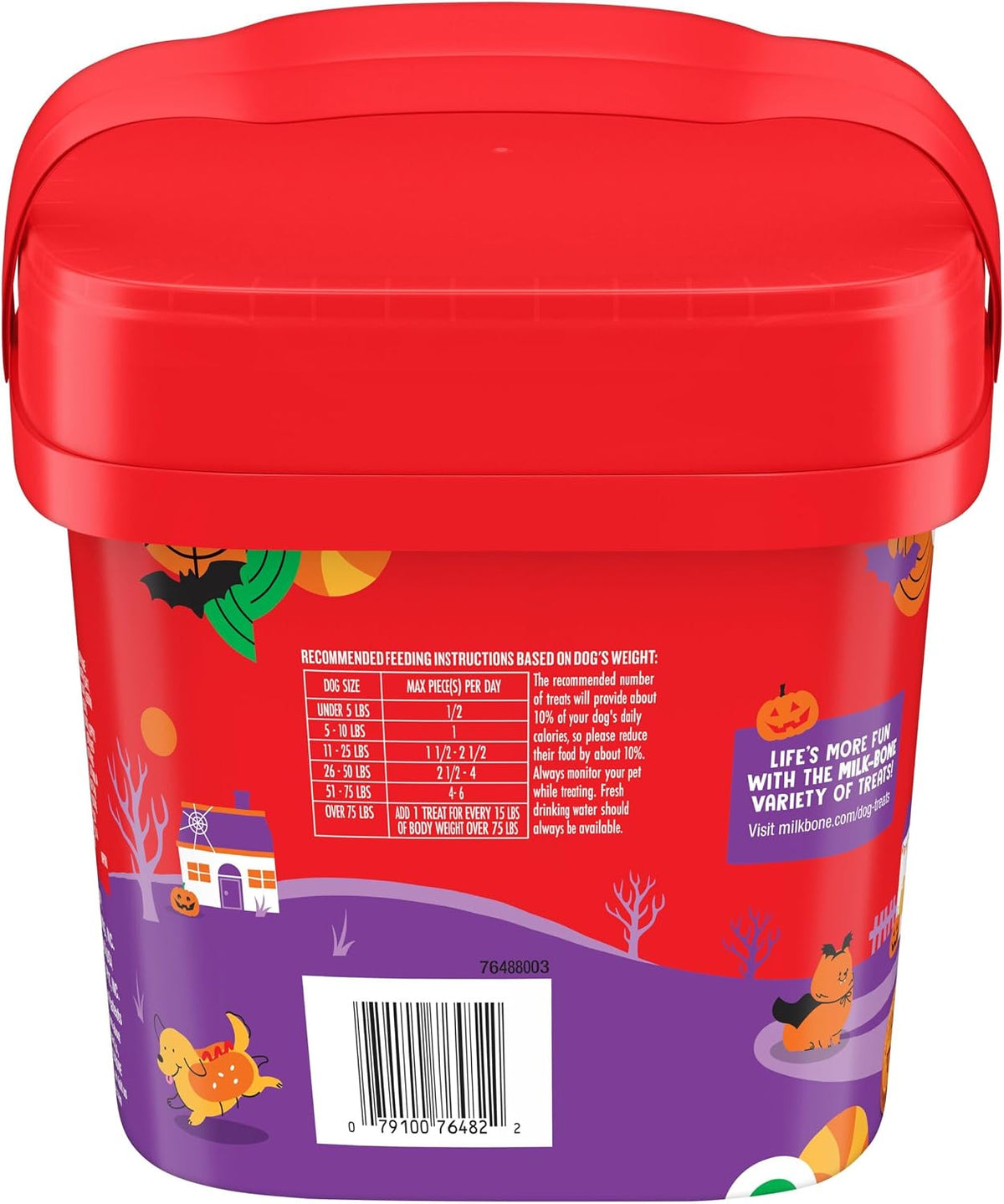 Spooky Biscuits, Halloween Dog Treats, 24 Oz. Pail