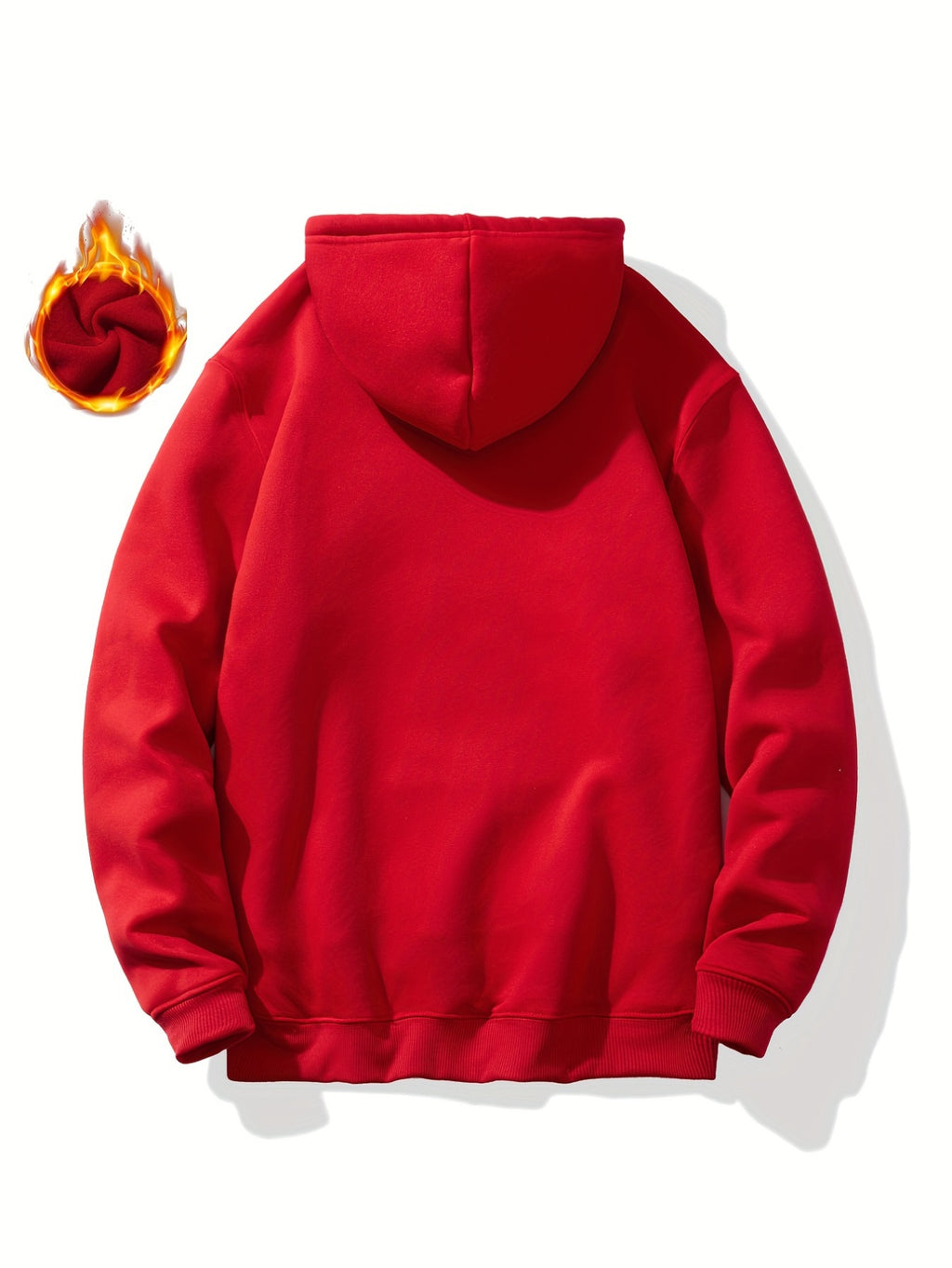 Men'S Casual Long Sleeve Hoodie, 100% Polyester Knit Fabric, Winter Warmth with "Hawaii Positive Vibes Optimism" Print, Regular Fit with Slight Stretch, 200gsm - Fashionable Gift for Men