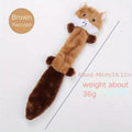 1pc Squeaky Plush Dog Toy, Fox/Raccoon/Squirrel Shaped Toy Dog Chew Toy Molar Toy For Medium Dogs