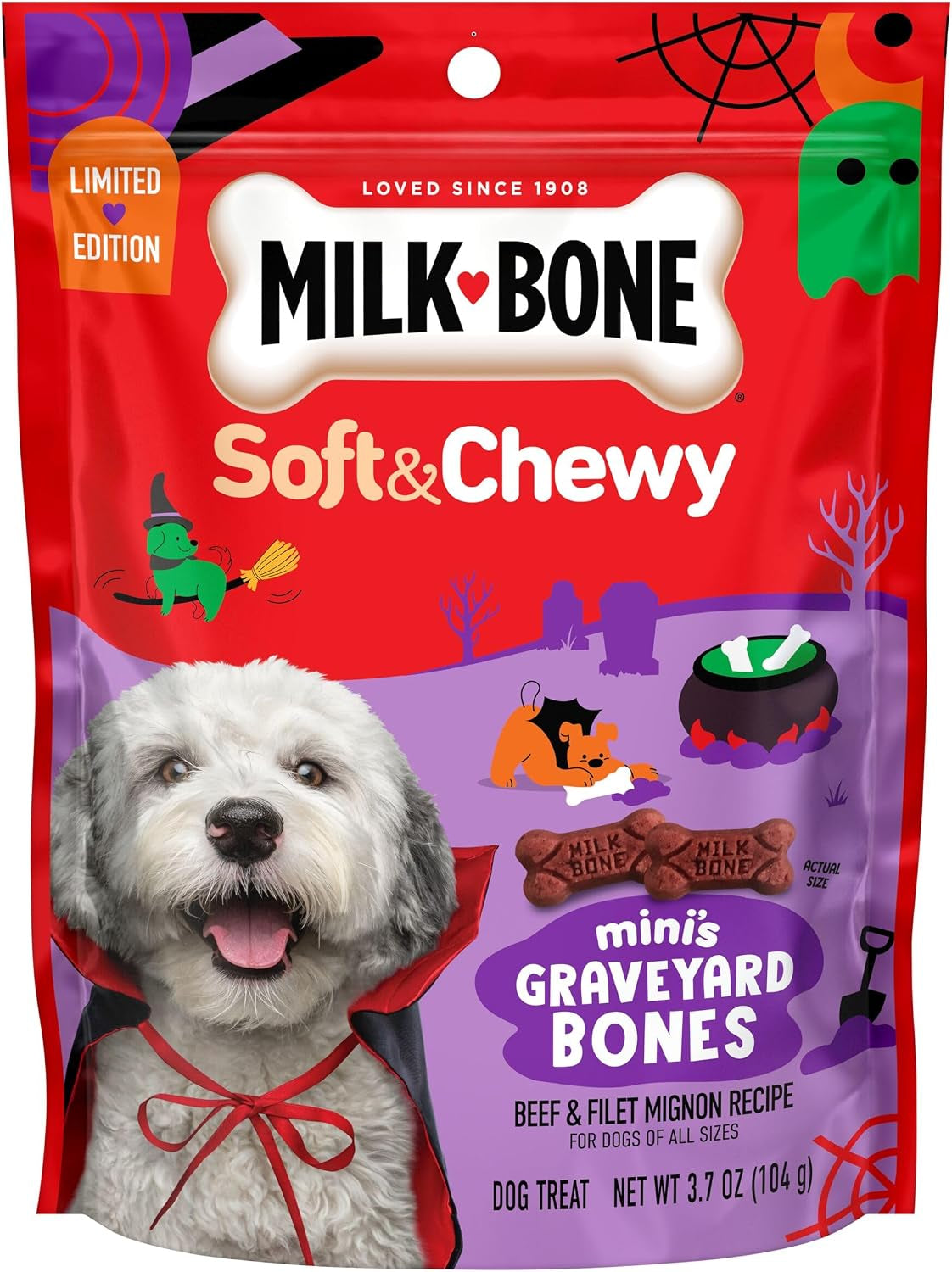 Spooky Biscuits, Halloween Dog Treats, 24 Oz. Pail