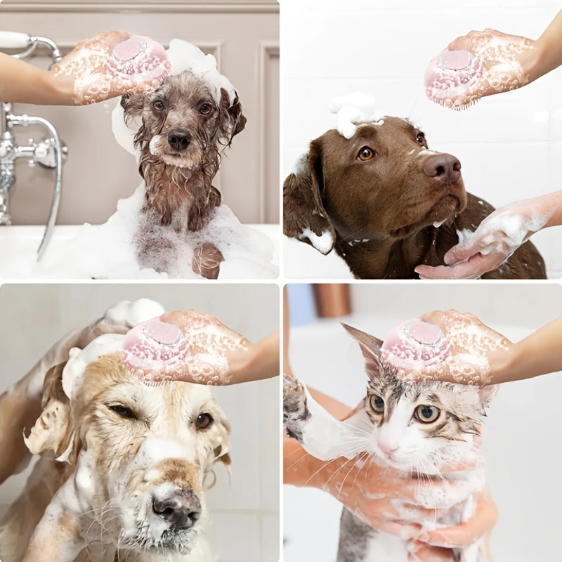 Soft Dog Brush Shampoo Massager