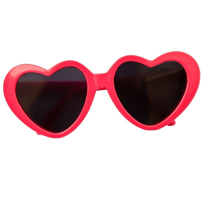 Dog and Cat Funny Heart-Shaped Glasses | Suitable for All Breed Sizes