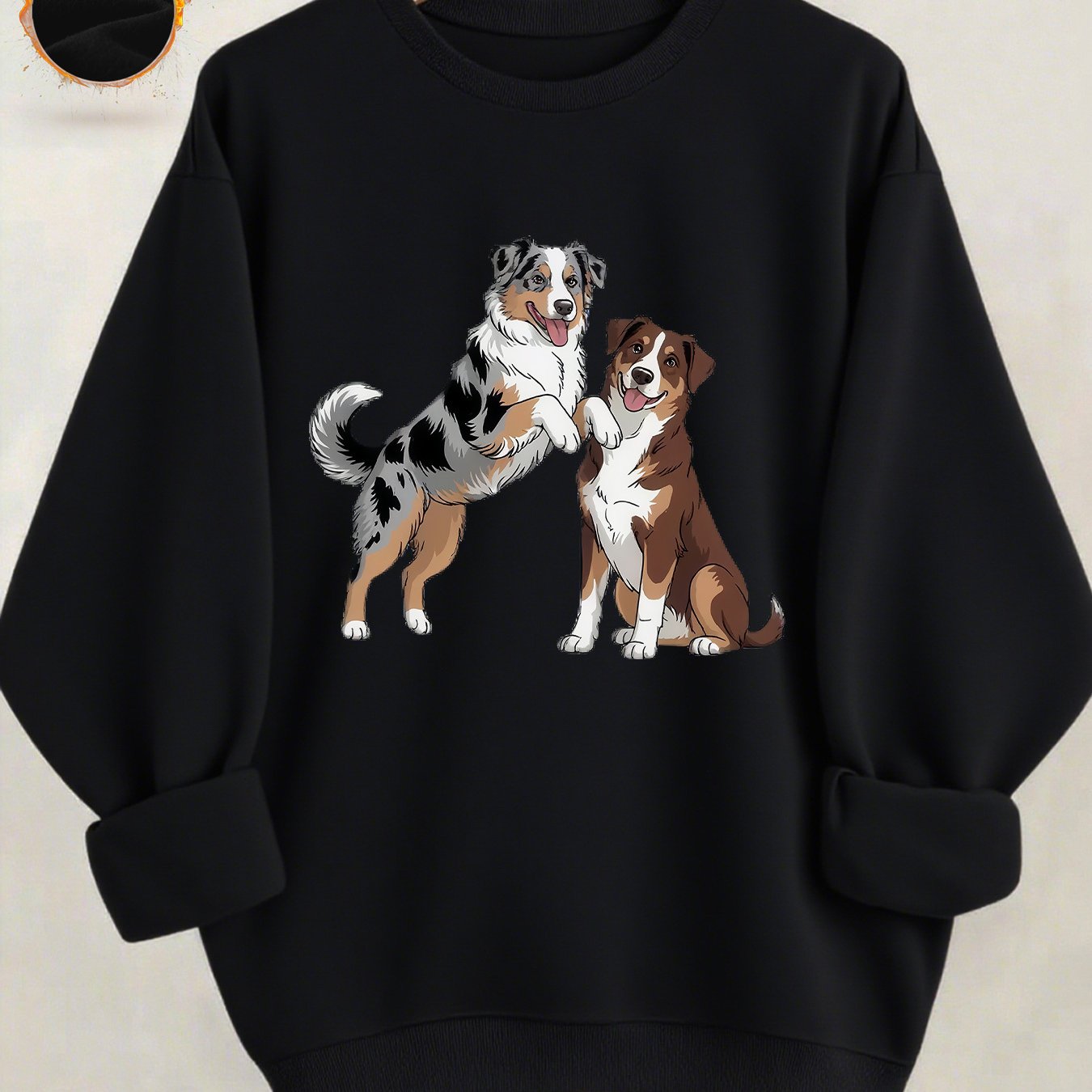 Australian Shepherd Dog Print Sweatshirt