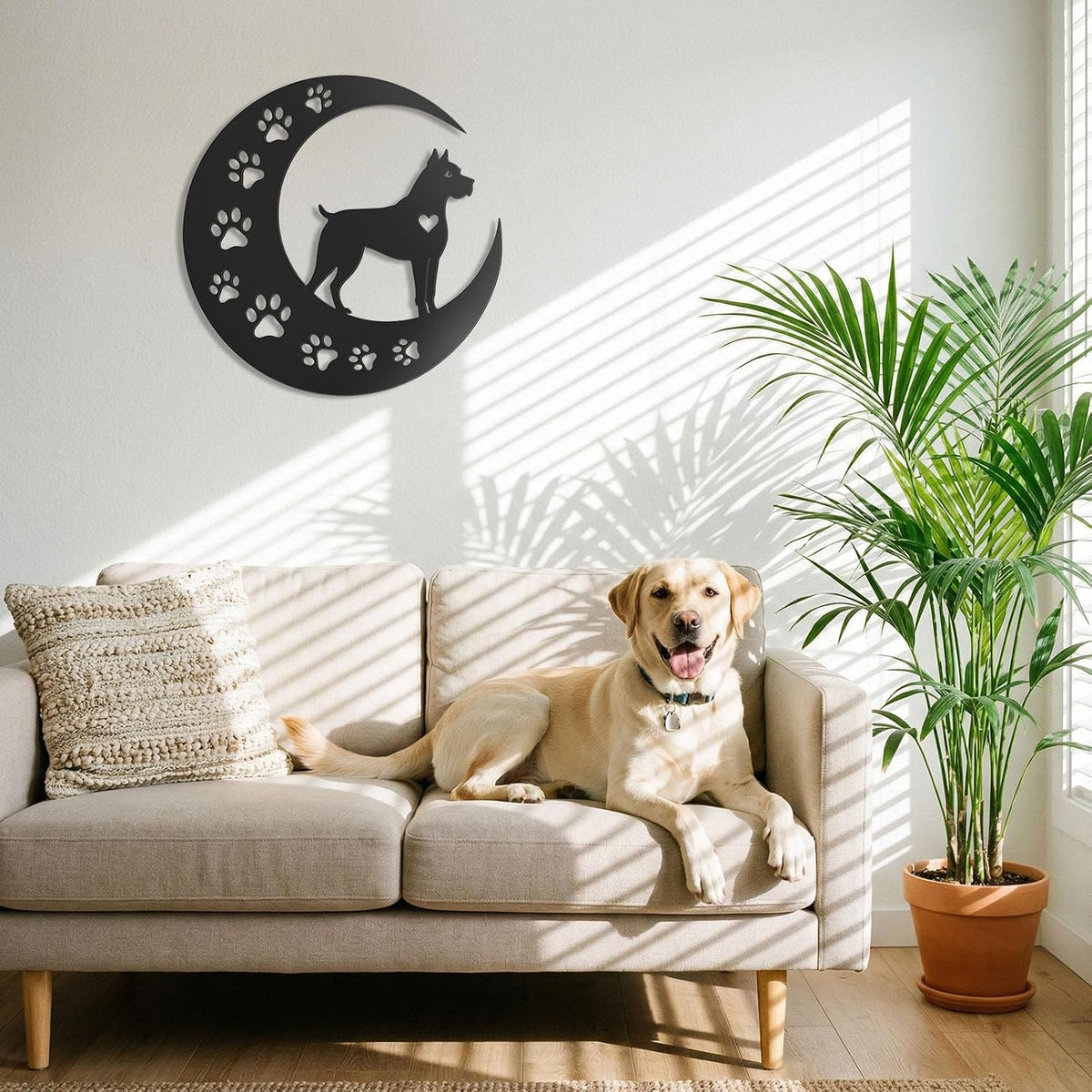 Cane Corso Metal Wall Art for Dog Lover- Wall Sculpture Statues Art Hanging Decor