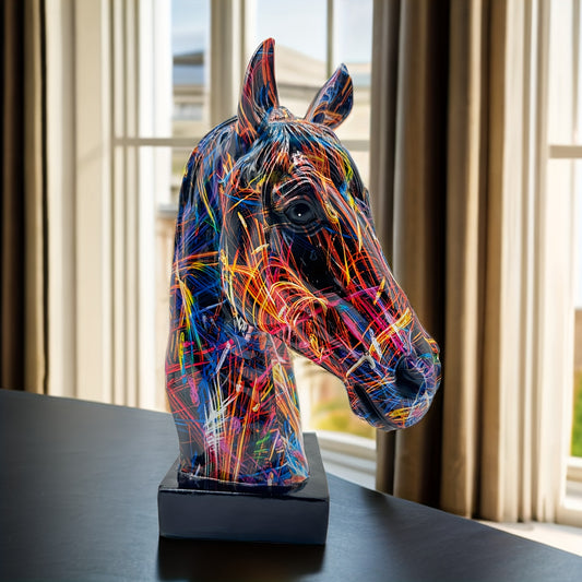 Resin Horse Head Figurine