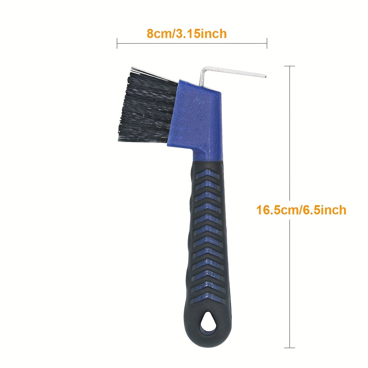 Comfortable Horse Hoof Grooming Tool - Horse Equestrian Brushing Cleaning Horse Hooves Home Work Boots Hoof Rasp Supplies - Durable Metal & Rubber - For Horse Owners & Equestrians - Suitable for Daily Hoof Care - Great Gift f