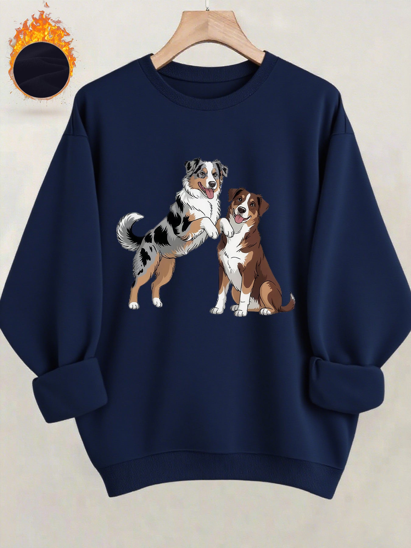 Australian Shepherd Dog Print Sweatshirt
