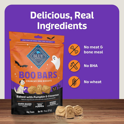 Boo Bars Pumpkin & Cinnamon Dog Biscuits, 11 oz