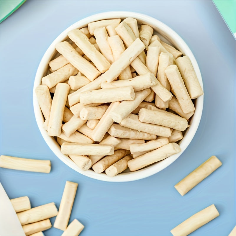 80g/2.8oz Premium Pamily Freeze-Dried Stick Pet Treats - Delicious Catnip, Goat Milk, and Fish Oil Flavors for Healthy Skin and Coat - Suitable for Cats and Dogs of All Ages