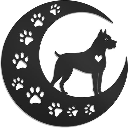 Cane Corso Metal Wall Art for Dog Lover- Wall Sculpture Statues Art Hanging Decor