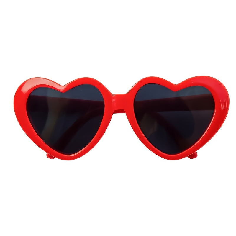 Dog and Cat Funny Heart-Shaped Glasses | Suitable for All Breed Sizes