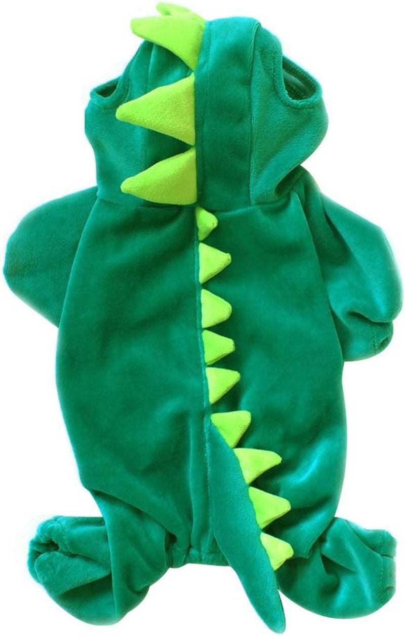 Dog Dinosaur Design Costume Green Pet Clothes for Medium & Large Dog (Green, S)