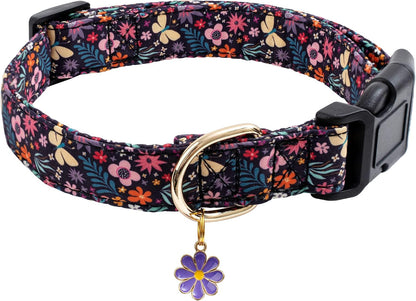 Pink Halloween Dog Collar for Small Medium Large Dogs M