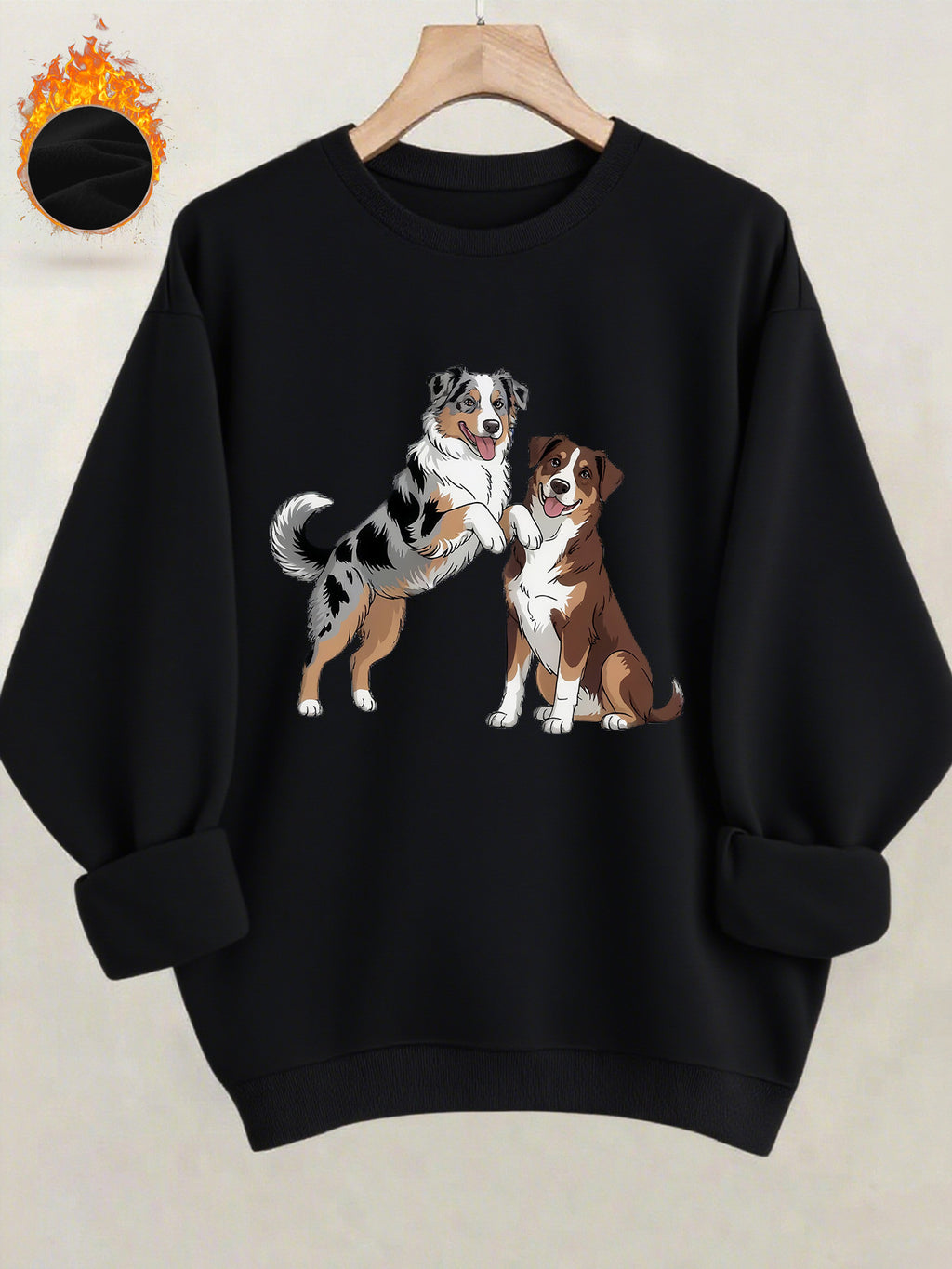 Australian Shepherd Dog Print Sweatshirt