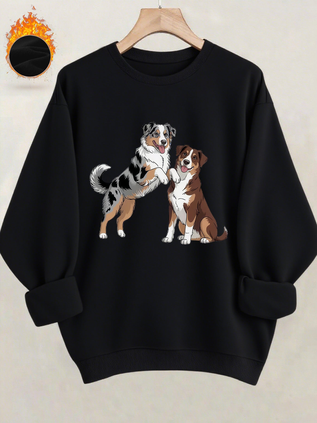 Australian Shepherd Dog Print Sweatshirt