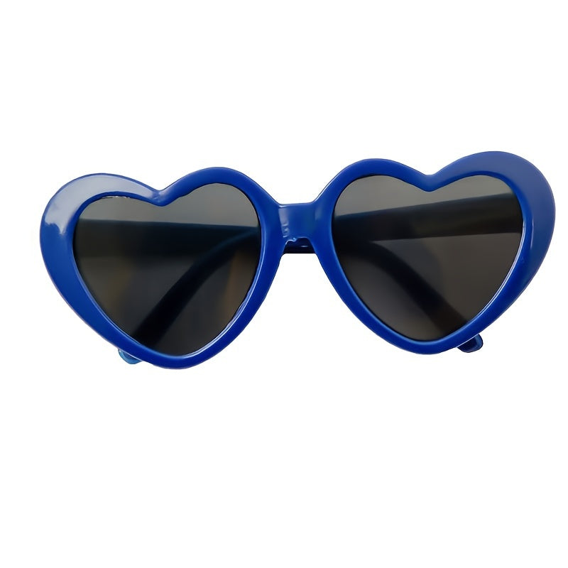 Dog and Cat Funny Heart-Shaped Glasses | Suitable for All Breed Sizes