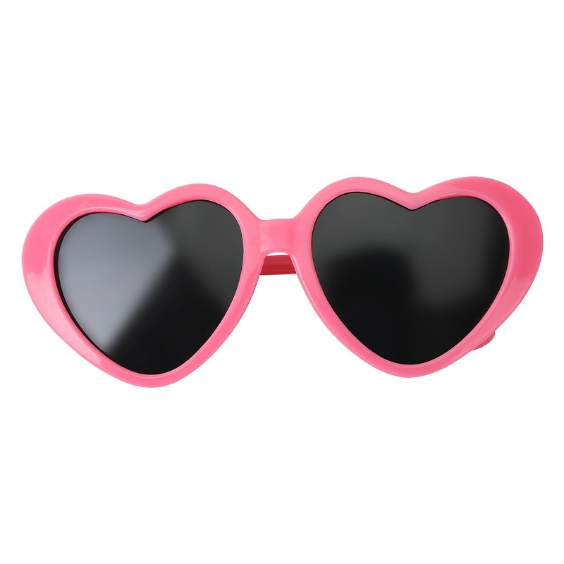 Dog and Cat Funny Heart-Shaped Glasses | Suitable for All Breed Sizes