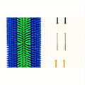 1pc Durable Livestock Scratch Brush, 19.0x8.0 inch- Ideal for Horse, Cow, Sheep Grooming- Includes Screw-On Accessories, No Batteries Required, Horse Grooming Supplies