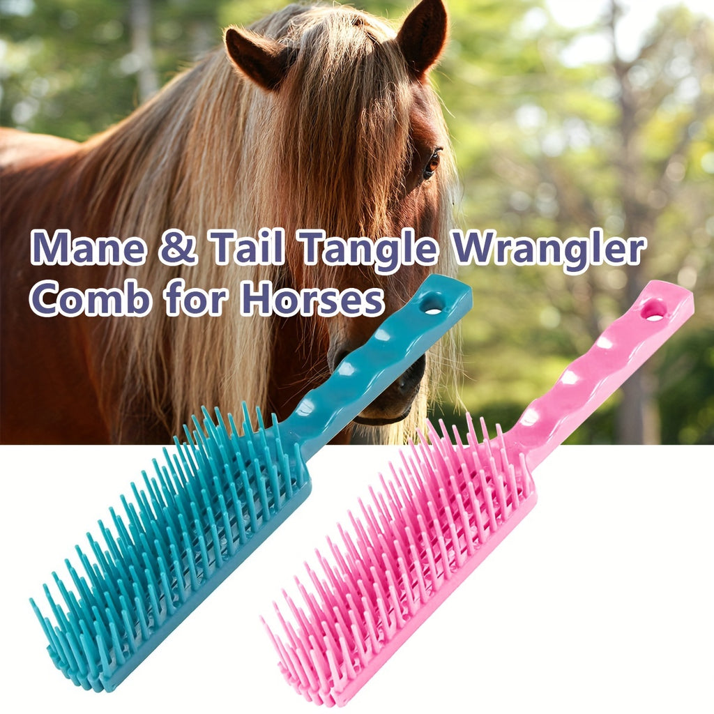 Plastic Comb For Horses Anti-Knotting Hair Comb, Horse Grooming Supplies