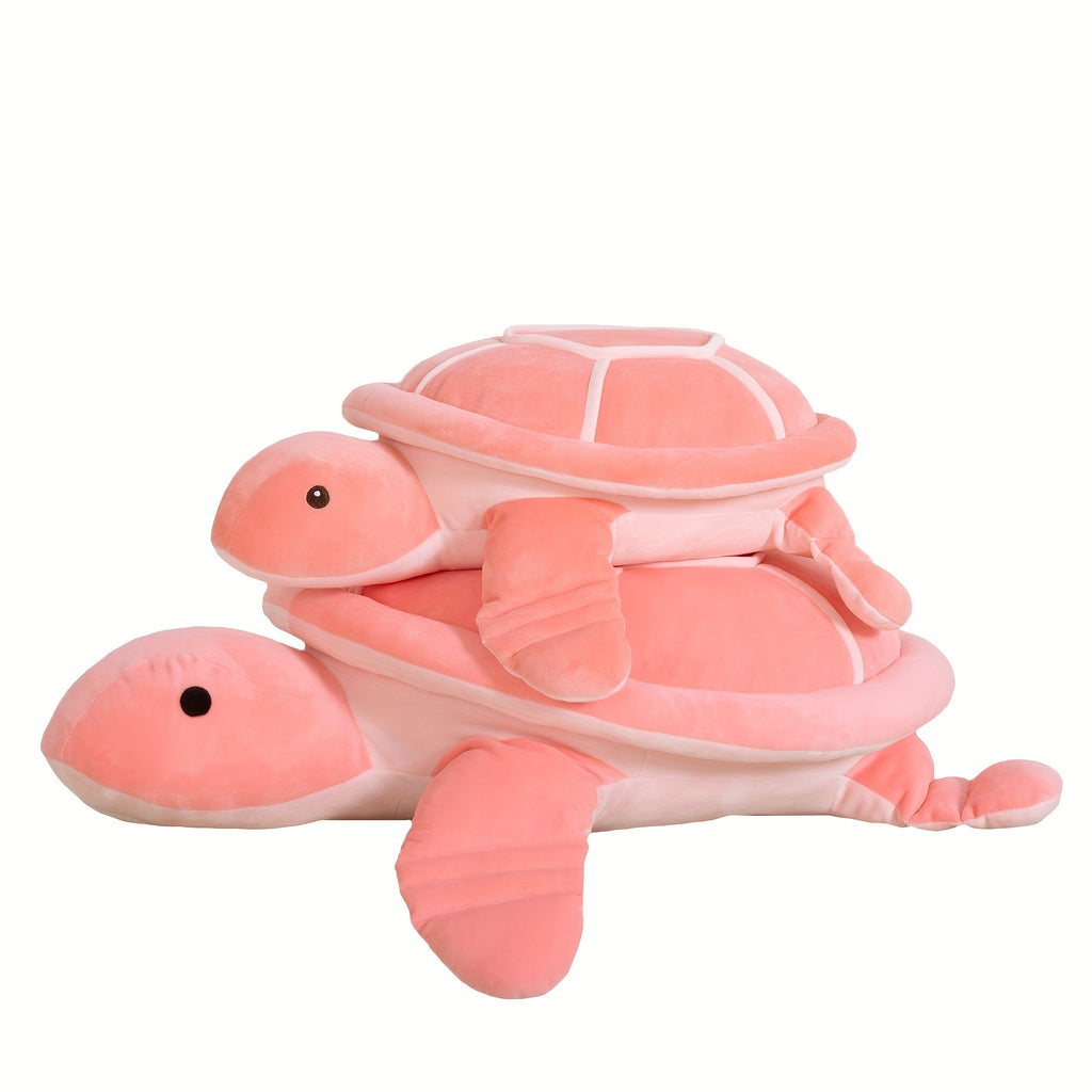 28 inch Big Soft Plush Ocean Sea Pink Turtles Stuffed Animals, Jumbo Plush Huge Pillow Extra Large Pink Turtle Toys Plushies, Gifts for Kids Birthday, Halloween, Christmas, Valentine's Day