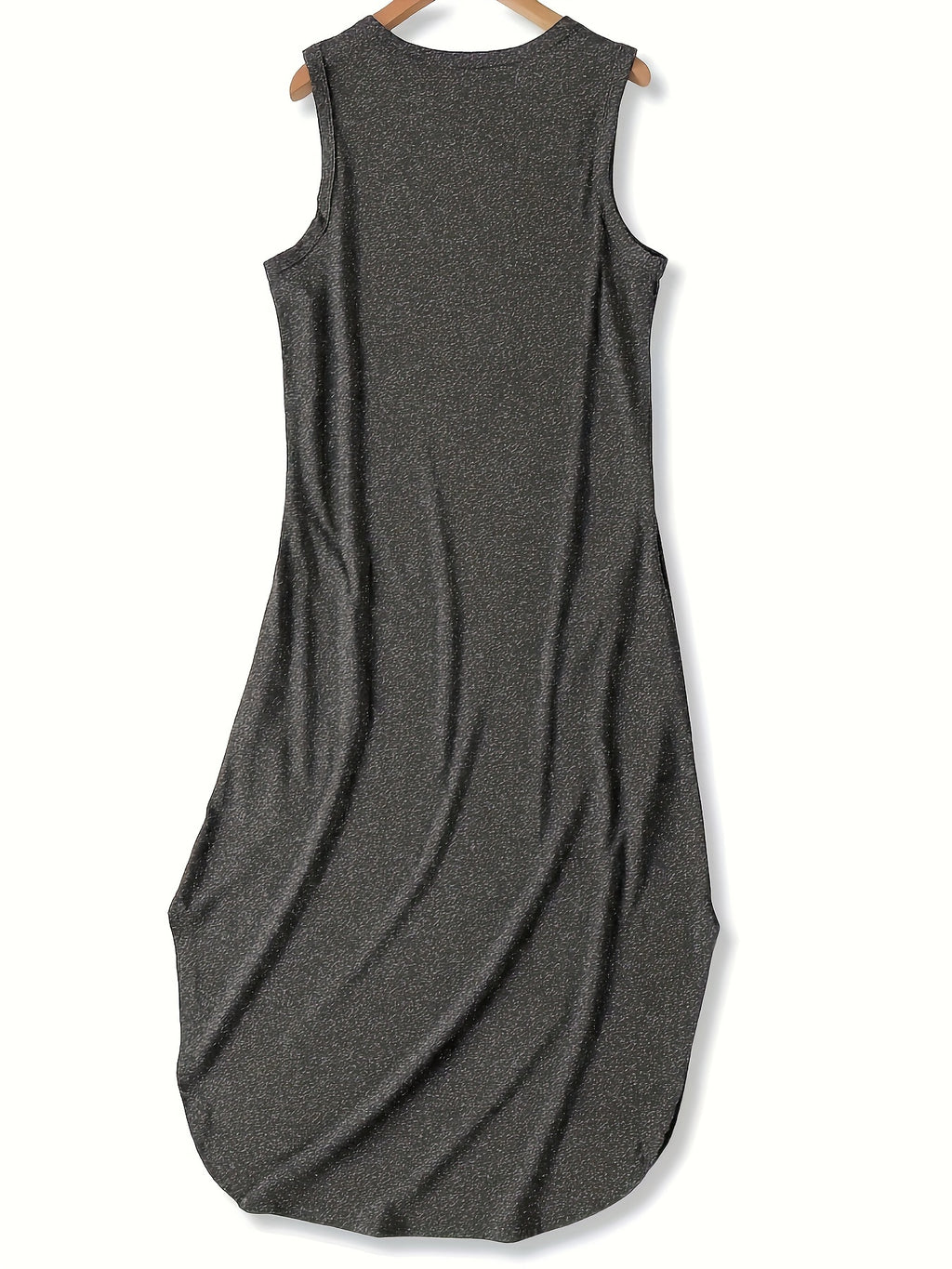Horse Print Tank Dress, Casual Crew Neck Sleeveless Dress For Summer, Women's Clothing