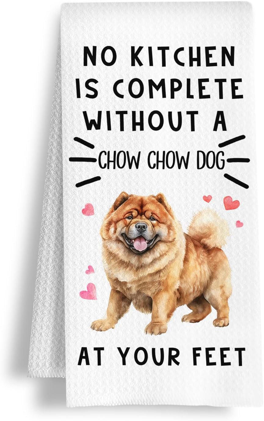 Funny Standard Poodle Hand Towels for Kitchen Home Bathroom Decor, A Kitchen is Not Complete Without A Standard Poodle Dish Towel, Dog Lovers Gift, 16×24 Inch