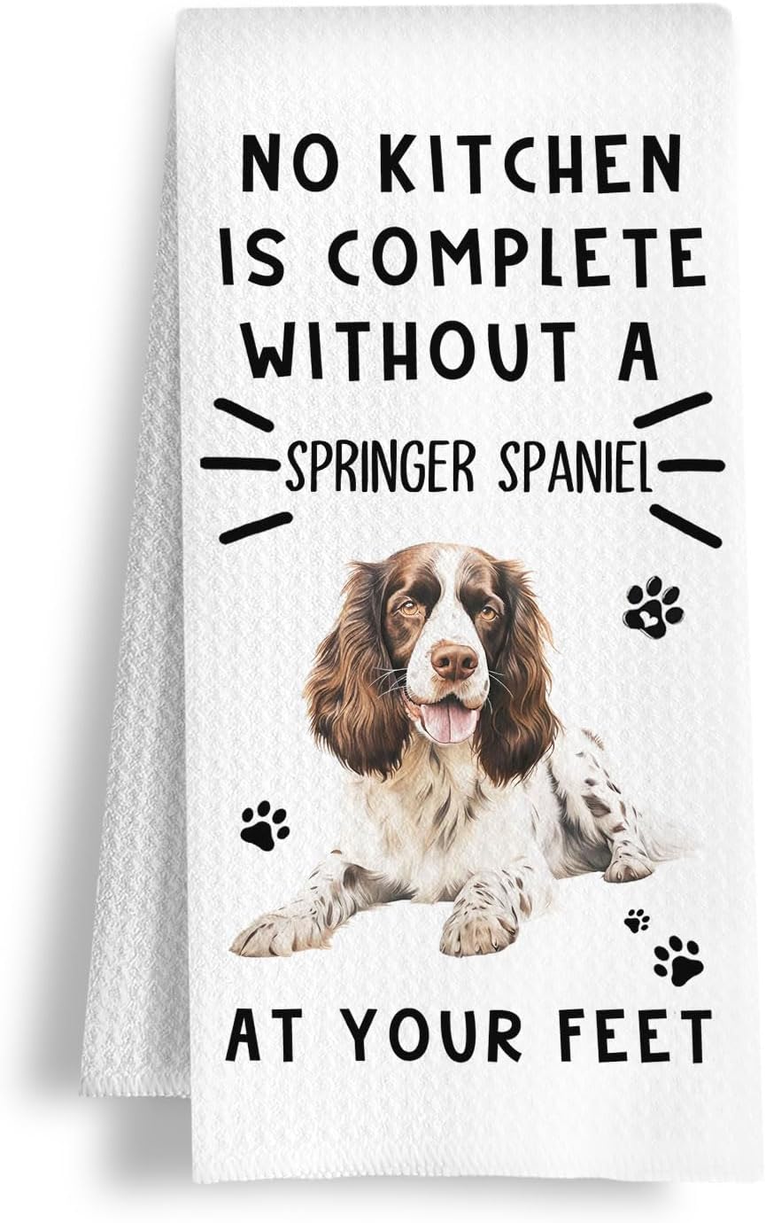 Funny Standard Poodle Hand Towels for Kitchen Home Bathroom Decor, A Kitchen is Not Complete Without A Standard Poodle Dish Towel, Dog Lovers Gift, 16×24 Inch