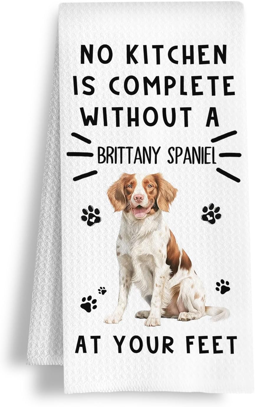 Funny Standard Poodle Hand Towels for Kitchen Home Bathroom Decor, A Kitchen is Not Complete Without A Standard Poodle Dish Towel, Dog Lovers Gift, 16×24 Inch