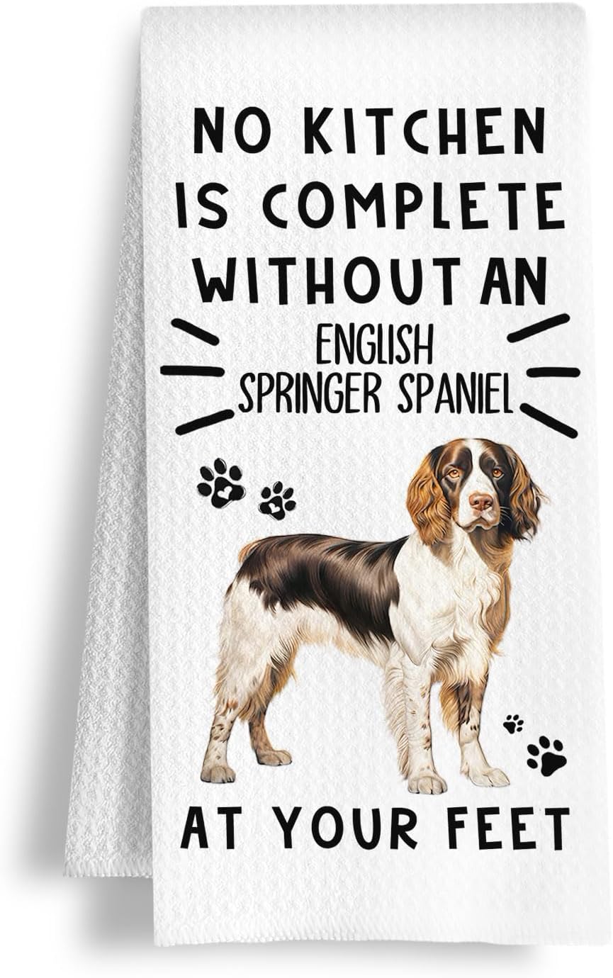 Funny Standard Poodle Hand Towels for Kitchen Home Bathroom Decor, A Kitchen is Not Complete Without A Standard Poodle Dish Towel, Dog Lovers Gift, 16×24 Inch