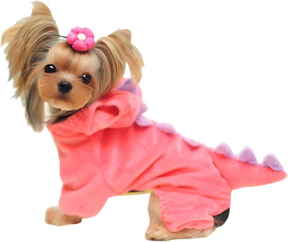 Dog Dinosaur Design Costume Green Pet Clothes for Medium & Large Dog (Green, S)
