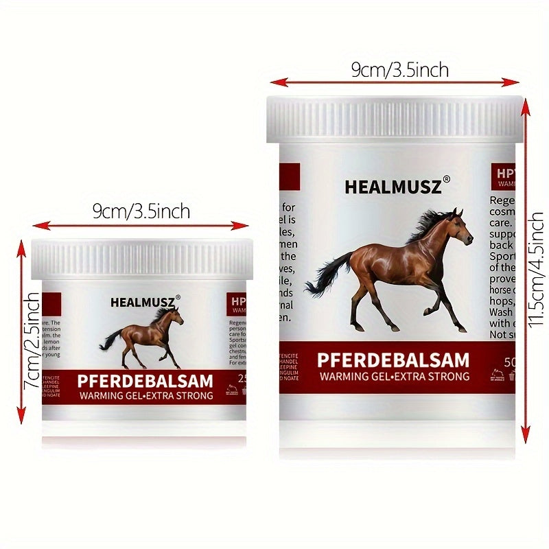 8.45/16.91oz Horse Balm Chestnut Extra Heating Massage Gel for Body &foot&leg Back Care