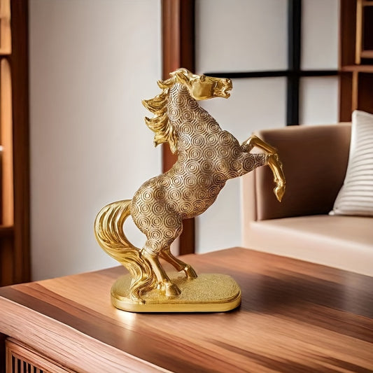 Elegant Resin Horse Statue