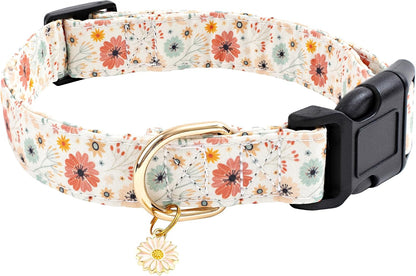 Pink Halloween Dog Collar for Small Medium Large Dogs M