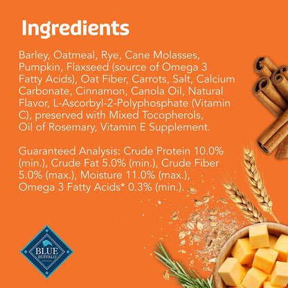 Boo Bars Pumpkin & Cinnamon Dog Biscuits, 11 oz