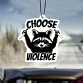 1pc Choose Raccoon Pattern Car Aromatherapy Tablet, Wardrobe Air Freshener, Car Rearview Mirror Decoration, Car Interior Accessories Eid Al-Adha Mubarak