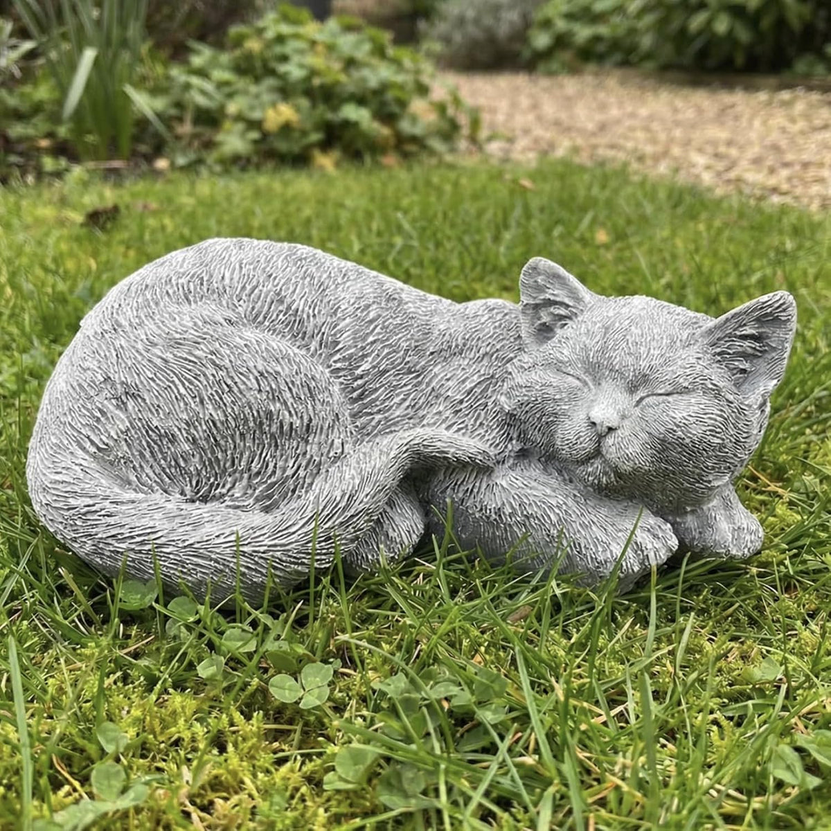 Boston Terrier Statue, Resin Dog Figurine for Garden, Porch and Home