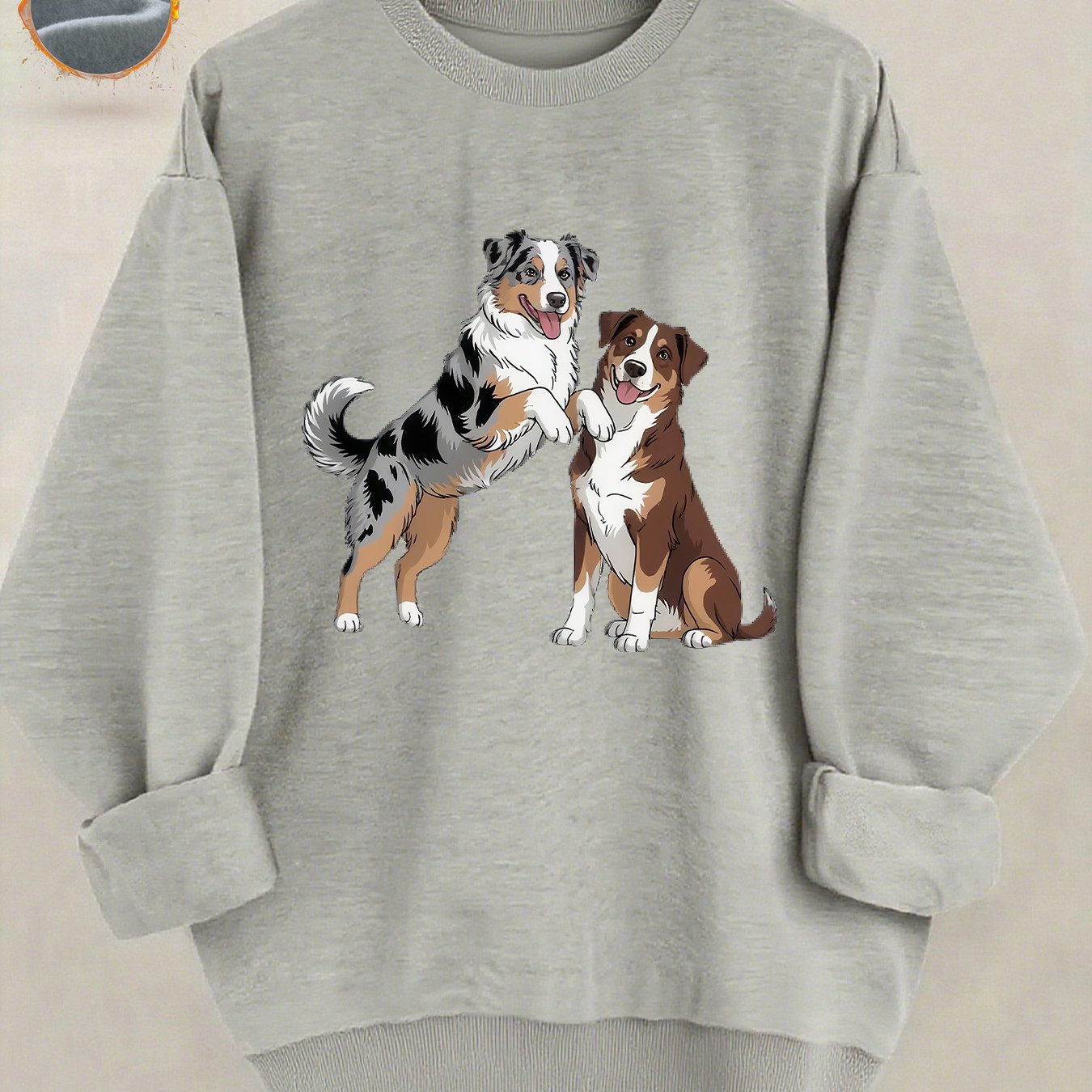 Australian Shepherd Dog Print Sweatshirt