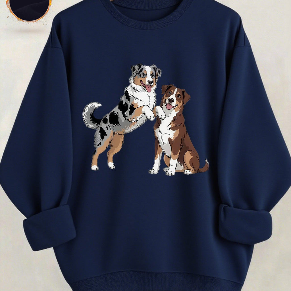 Australian Shepherd Dog Print Sweatshirt