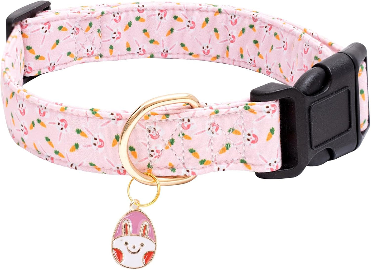 Pink Halloween Dog Collar for Small Medium Large Dogs M